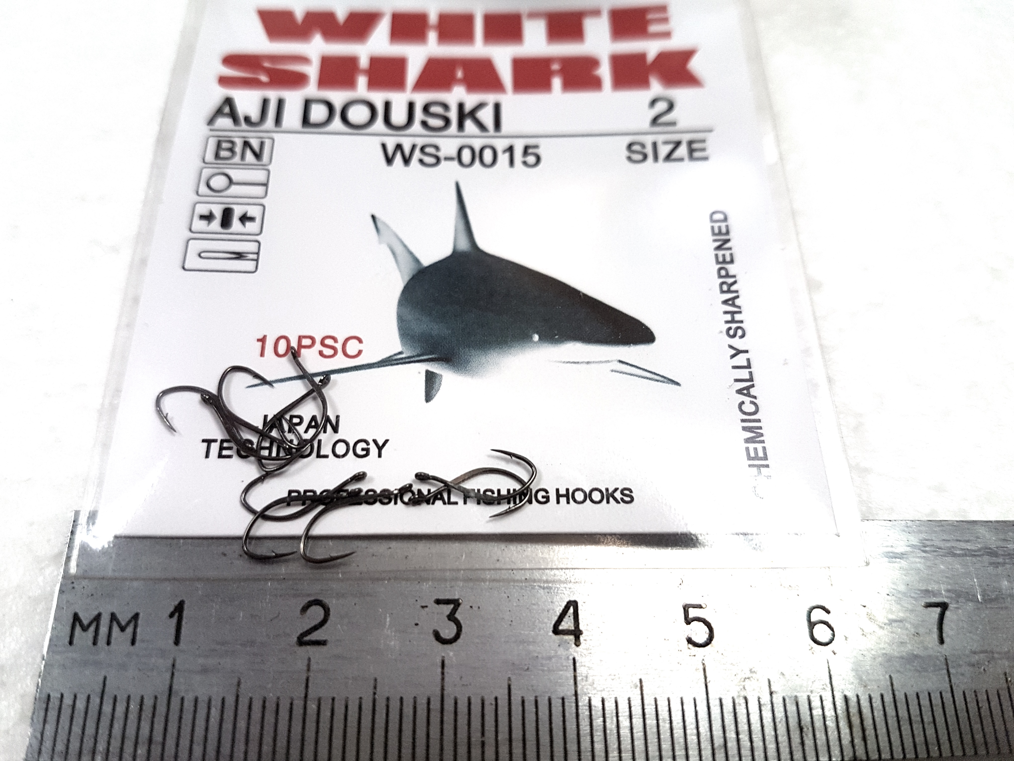 Крючки White Shark AJI DOUSKI WS-0015 SIZE 2 (10 шт. в уп.)