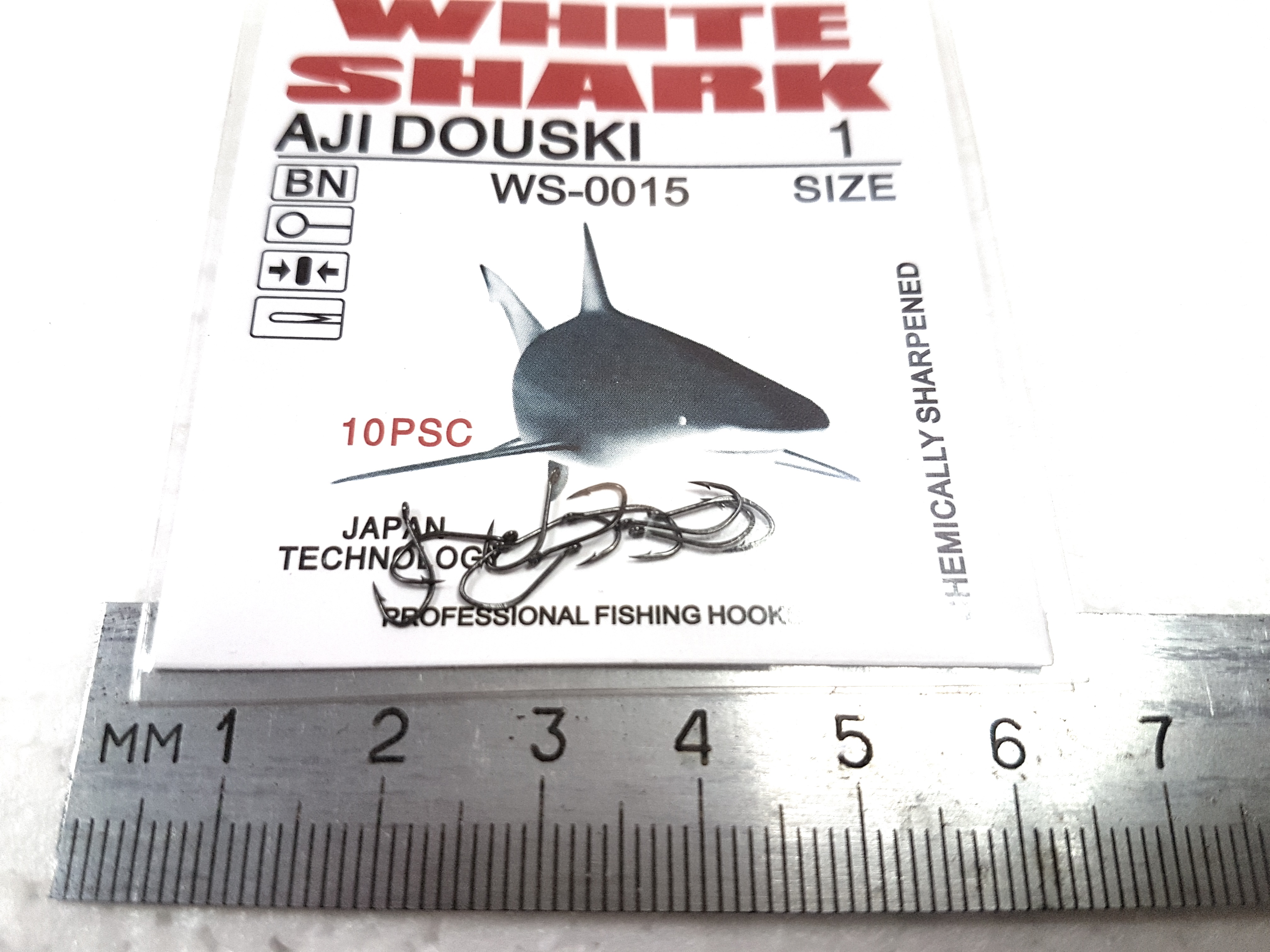 Крючки White Shark AJI DOUSKI WS-0015 SIZE 1 (10 шт. в уп.)