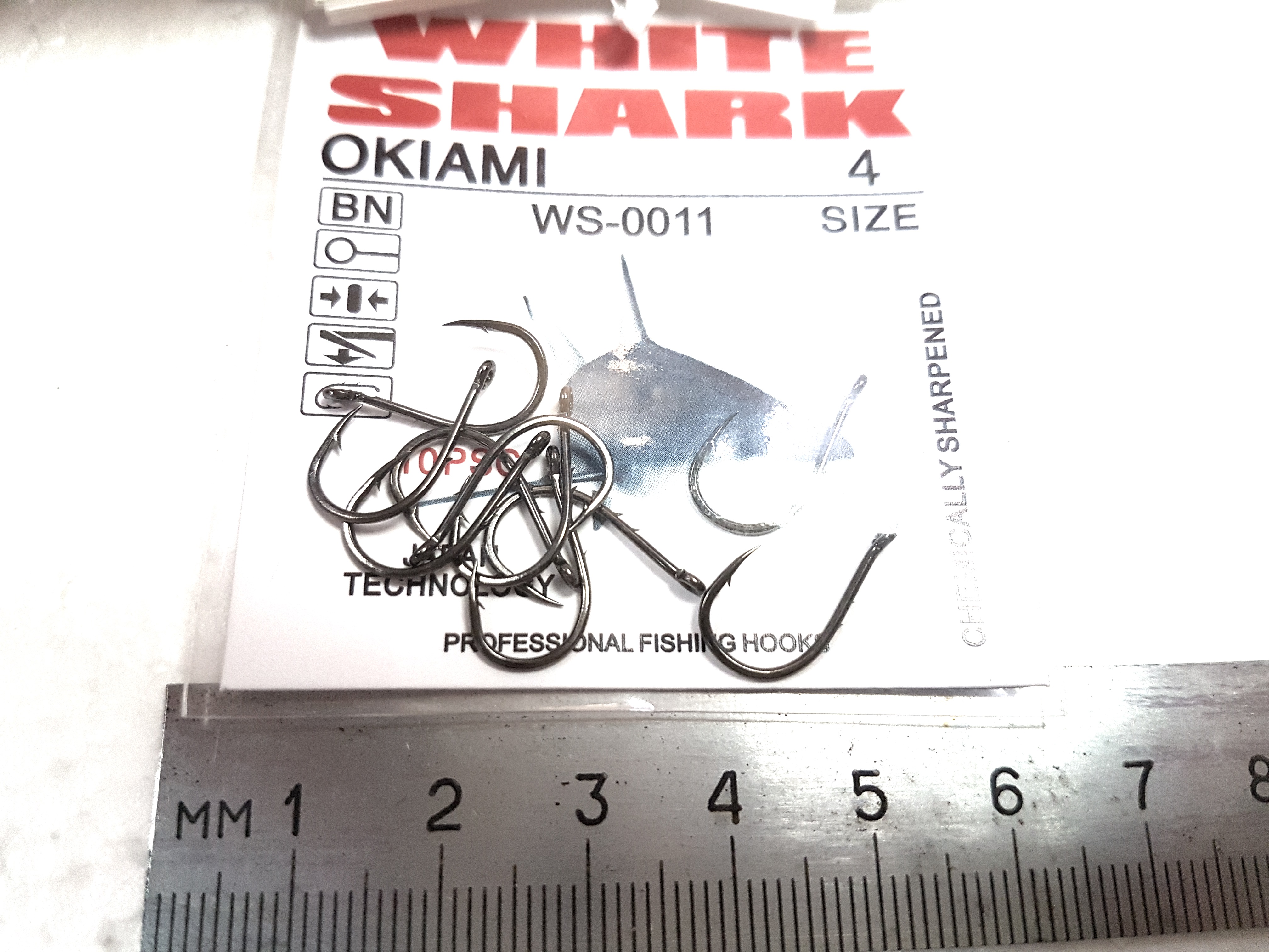 Крючки White Shark OKIAMI WS-0011 SIZE 4 (10 шт. в уп.)