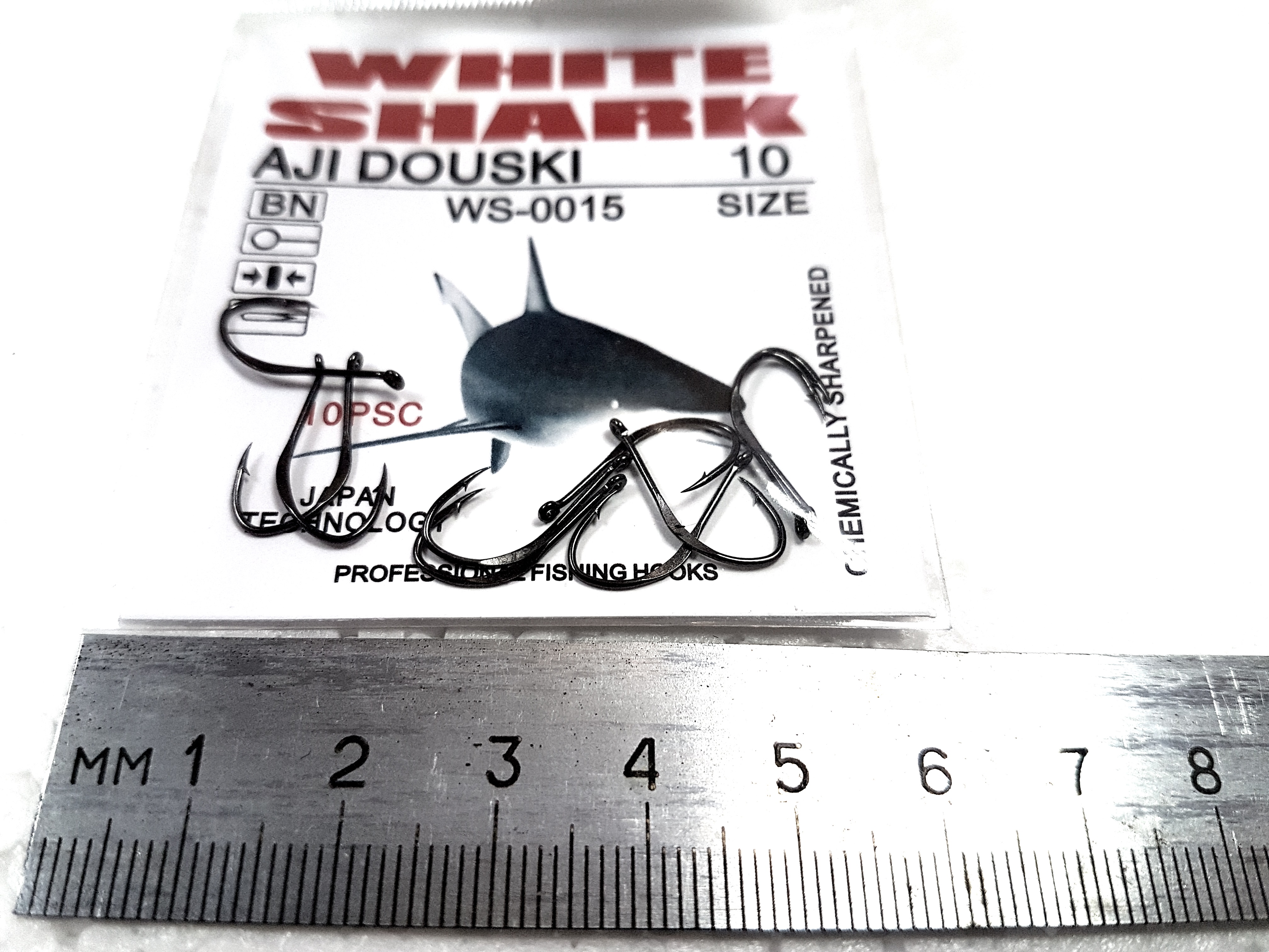 Крючки White Shark AJI DOUSKI WS-0015 SIZE 10 (10 шт. в уп.)