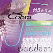 Крючки COBRA Viking №4, сер. 115, (10шт/уп)