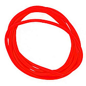 Кембрик силиконовый, d-внутренний-0,8мм, d-наружный-1,5мм, красный, 1м